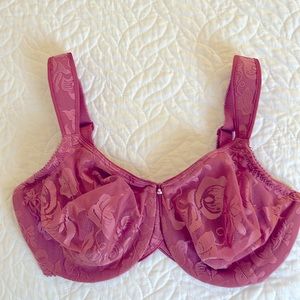 🍉🍉🍉Wacoal Awareness Underwire Bra 34dd Rose Wine